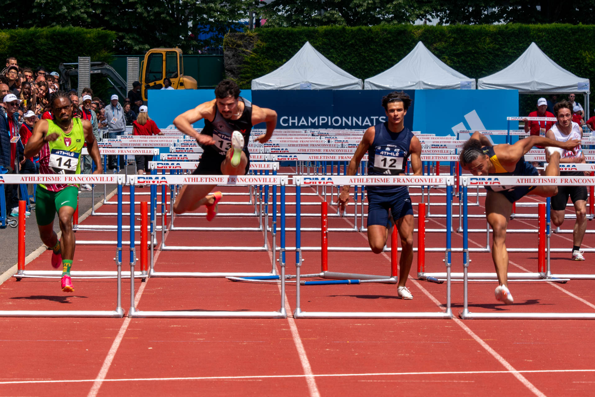 Concentration et engagement sur la piste de Franconville